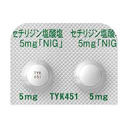 セチリジン塩酸塩錠5mg「NIG」