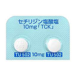 セチリジン塩酸塩錠10mg「TCK」